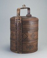 藏品(三層圓形謝籃)的圖片