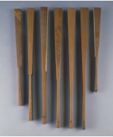 藏品(竹刻蝴蝶及菌扇骨)的圖片