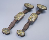 藏品(紅木畫琺瑯八仙祝壽如意)的圖片