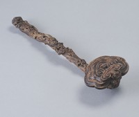 藏品(紅木靈芝如意)的圖片