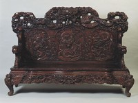 藏品(楠木雲龍紋貴妃榻)的圖片