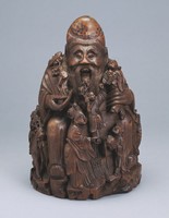 藏品(竹根雕壽星)的圖片
