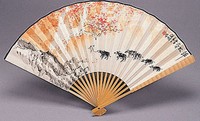 藏品(「歸牧圖」摺扇)的圖片