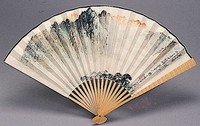 藏品(「翠峰曉雲」摺扇)的圖片