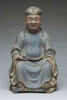 藏品(木刻彩繪土地公)的圖片