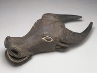 藏品(非洲牛首面具)的圖片