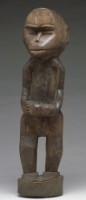 藏品(非洲木雕人像)的圖片