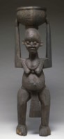 藏品(非洲木雕人像)的圖片