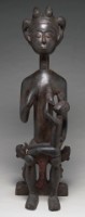 藏品(非洲木雕人像)的圖片
