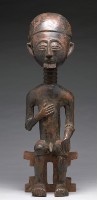 藏品(非洲木雕人像)的圖片