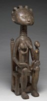 藏品(非洲木雕人像)的圖片