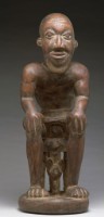 藏品(非洲木雕人像)的圖片