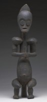 藏品(非洲木雕人像)的圖片
