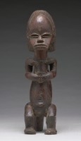 藏品(非洲木雕人像)的圖片