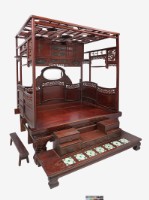 藏品(架子床)的圖片