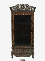 藏品(紅木日照紋螺鈿單門櫃)的圖片