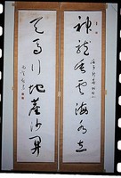 藏品(神龍天馬草書七言聯軸)的圖片