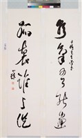 藏品(草書對聯)的圖片
