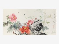 藏品(牡丹雙蝶圖)的圖片