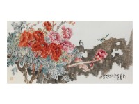藏品(牡丹雙雀圖)的圖片