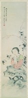 藏品(仿唐伯虎美人圖)的圖片