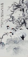 藏品(群鶴叢梅)的圖片