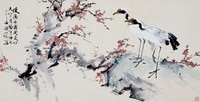 藏品(鶴守梅花)的圖片