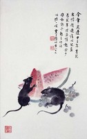 藏品(甲子畫鼠)的圖片