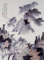 藏品(獨座觀瀑圖)的圖片