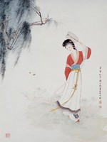 藏品(春景仕女)的圖片