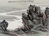 藏品(春江帆影)的圖片