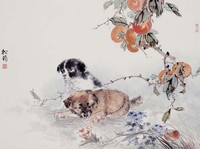 藏品(秋園雙犬)的圖片