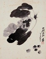 藏品(水墨白菜)的圖片