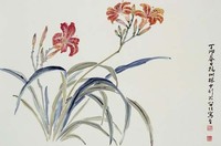 藏品(萱草寫生)的圖片