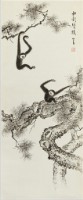 藏品(松影雙猿)的圖片