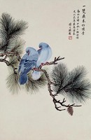 藏品(松枝雙鴿)的圖片