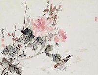藏品(玫瑰山雀)的圖片