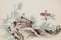 藏品(竹石山雀)的圖片