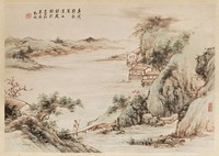 藏品(溪山訪友圖)的圖片