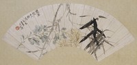 藏品(花卉扇面)的圖片