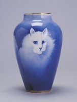 藏品(藍釉瓷瓶)的圖片