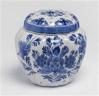 藏品(青花帶蓋糖罐)的圖片