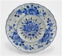 藏品(青花曲唇盤)的圖片