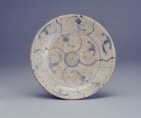 藏品(靈芝青花瓷碟)的圖片