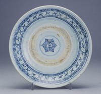 藏品(青花萬壽盤)的圖片