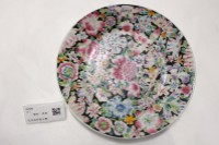 藏品(花卉紋彩瓷大盤)的圖片