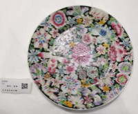 藏品(花卉紋彩瓷大盤)的圖片
