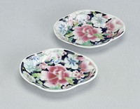 藏品(花卉紋彩瓷湯匙碟)的圖片