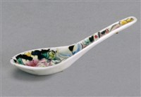 藏品(花卉紋彩瓷小湯匙)的圖片