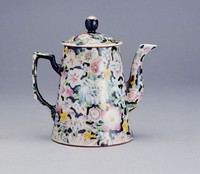 藏品(花卉紋彩瓷咖啡壺)的圖片